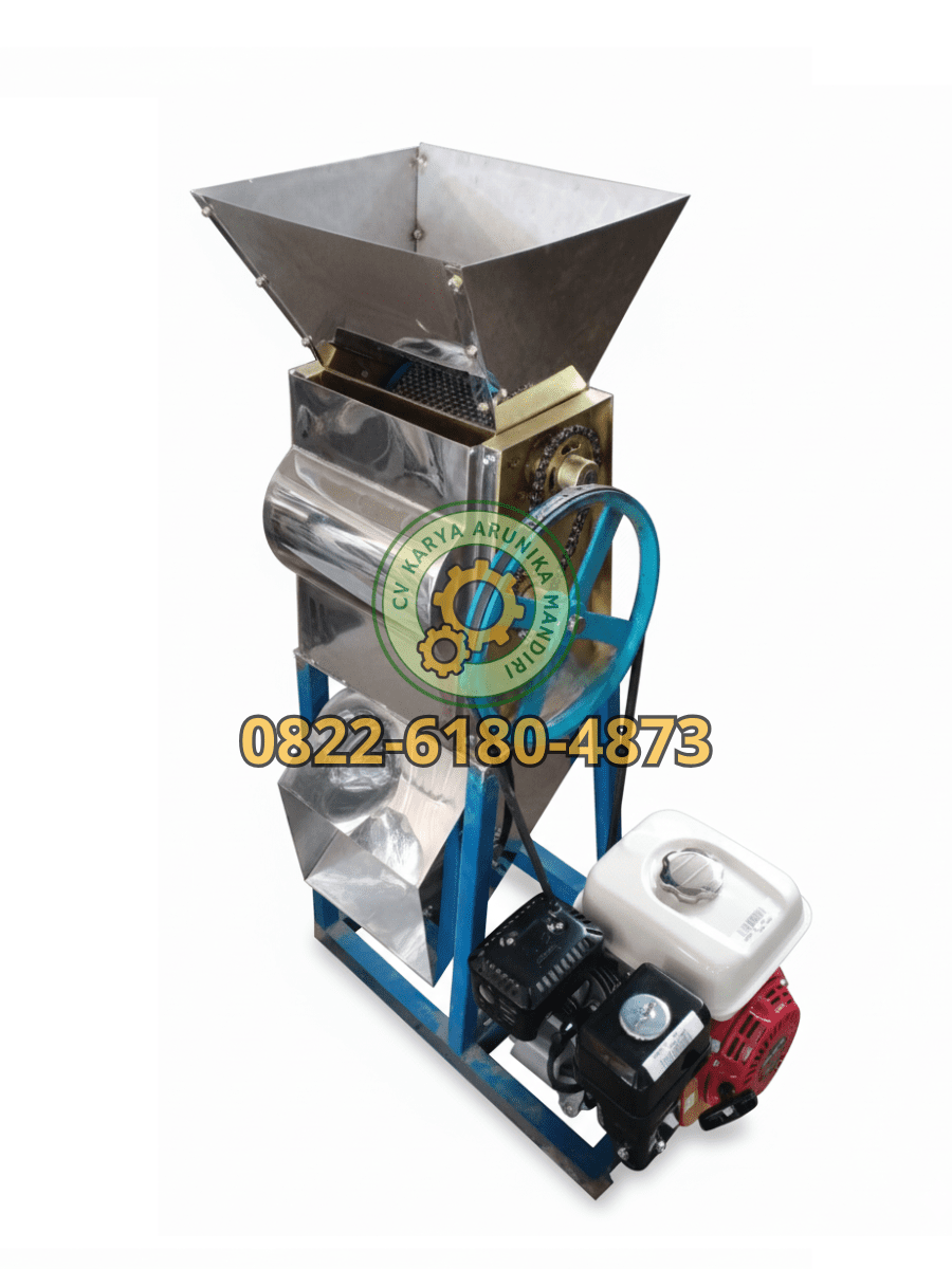 Mesin Pulper Kopi Stainless Kapasitas 250 kg/jam