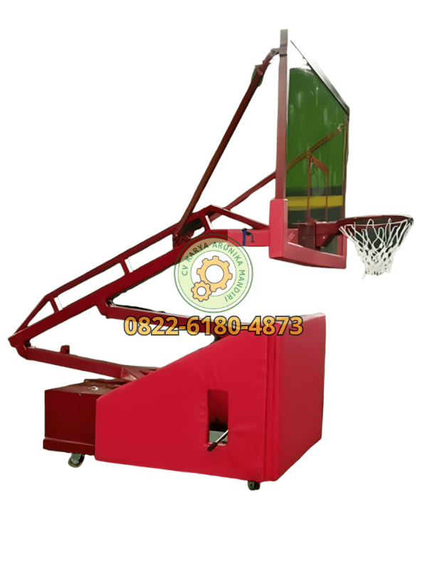 PAPAN PANTUL RING BASKET PORTABLE TIANG LIPAT HYDRAULIC OTOMATIS - Image 2